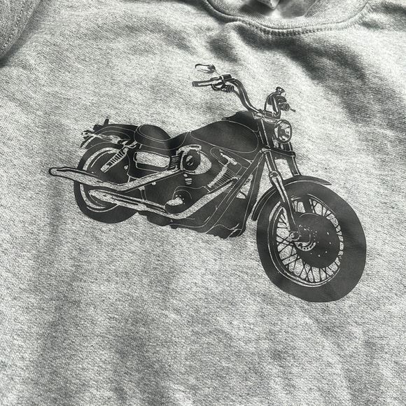 Kids xs motorcycle sweatshirt grey - Picture 3 of 3